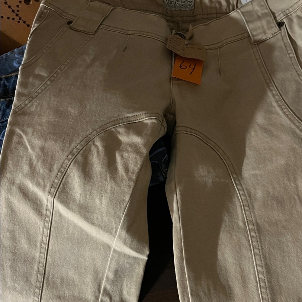 Pull&Bear Utility "Riders" Pants – High-Waist Neutral Trousers (Euro 42)